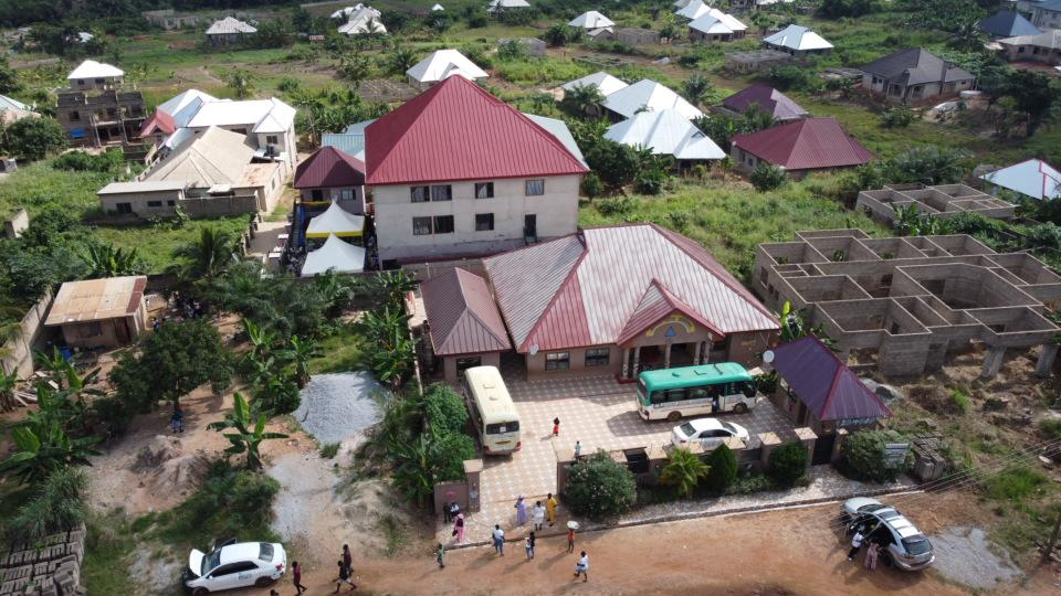 Aerial view of Afisap Royal Academy facilities