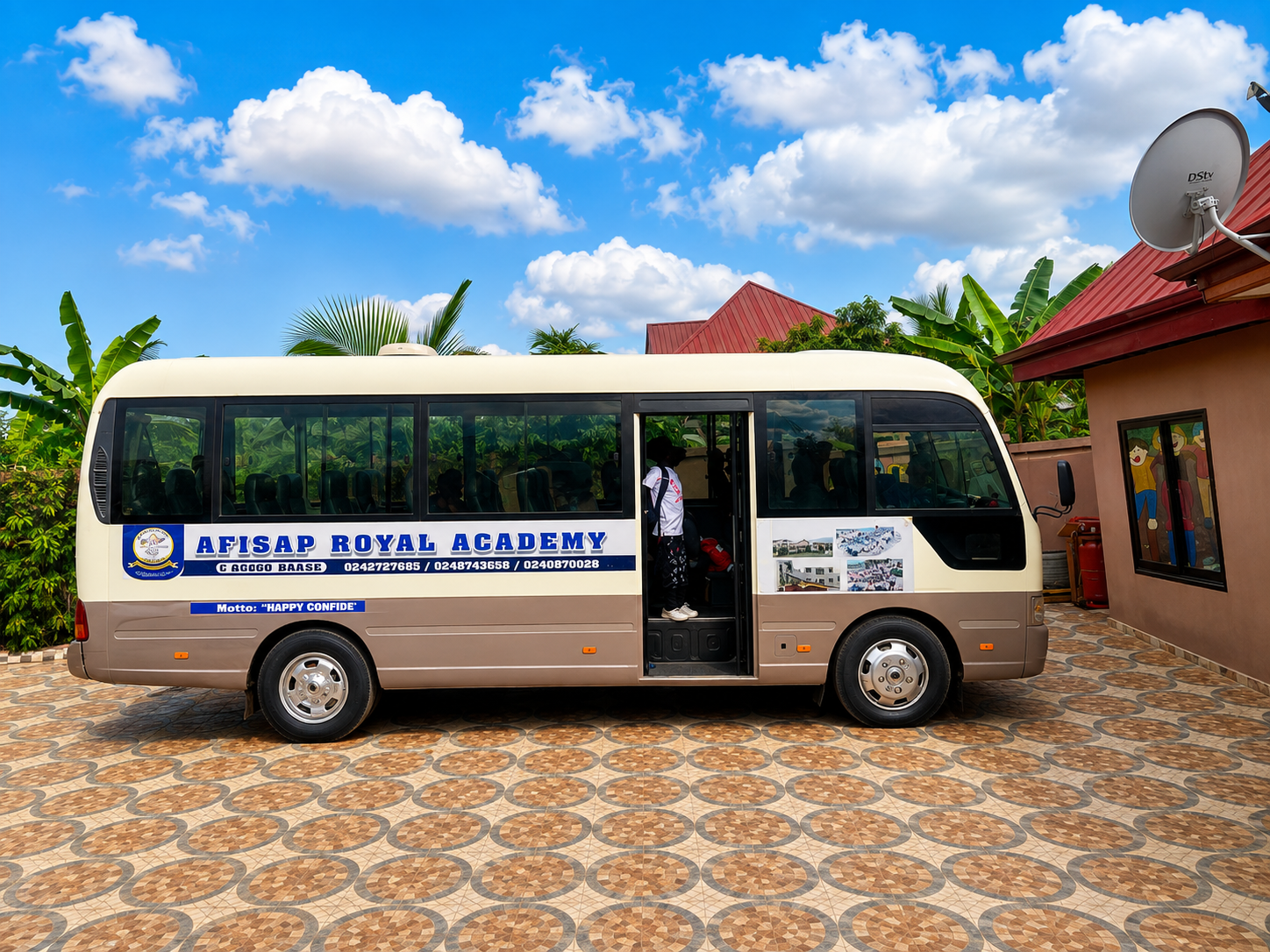 Afisap Royal Academy school bus